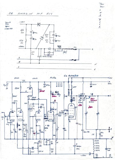 De Amazin MF Rig transmitter circuit diagram schematic